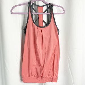 Maurices Tops - Maurices in motion M peach gray workout tank Maurices Tops - Maurices in motion M peach gray workout tank
